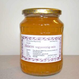 Akácos vegyesvirág-méz 380; 720 ml